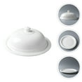 thumbnail image 6 of Gymnture White Ceramic Serving Platter with Lid - 10.25 Inch, 6 of 10