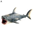thumbnail image 1 of Juguete de tiburón Megalodon grande, habilidad práctica, a prueba de herrumbre, la mejor colección, Animal marino realista, figura de tiburón blanco para decoración kaili Sencillez, 1 of 5