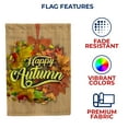 thumbnail image 5 of America Forever Happy Autumn Garden Flag, 12.5 x 18 inches Double Sided, Decorative Fall Wreath with Leaves, Autumn Garden Decor Flags, Fall Outdoor Seasonal Flags for Yard, Lawn, 5 of 5