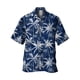 thumbnail image 1 of Camisas Para Hombre Manga Larga Camisa de manga corta con estampado digital 3d de ocio de tendencia de moda de playa de turismo de vacaciones de verano para hombres (Navy, 4XL), 1 of 3