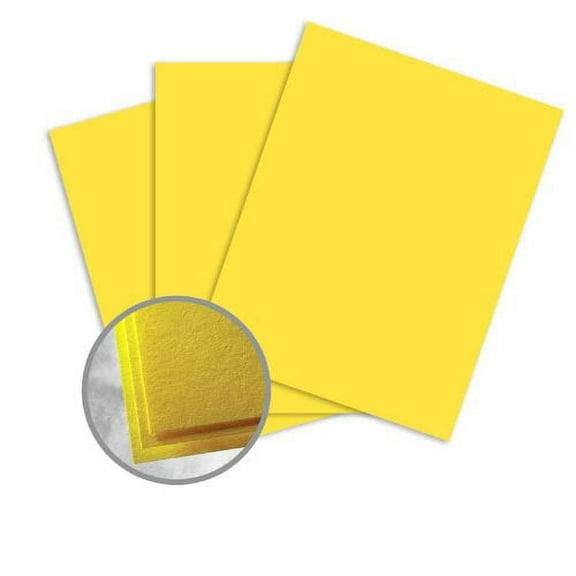 Astrobrights Solar Yellow Paper - 8 1/2 x 11 60 Text Smooth 500 per Ream