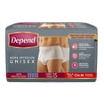 thumbnail image 2 of Ropa Interior para incontinencia Depend pañal unisex mediano 120 Piezas, 2 of 5