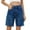 Dark Blue, variant on HXWCHs Women's Mom Jeans Retro Style & High Waist Women Summer Street Washed Fashionable Cool Denim Shorts High Waist Stretch Comfortable Casual Jean Shorts for Daily Outfits Blue XXL