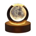thumbnail image 1 of Cosmic Star Night Light 3D Faux Crystal Ball Lamp USB Powered Bedside Starry Sky Lamp Gift for Friends And Family, 1 of 5