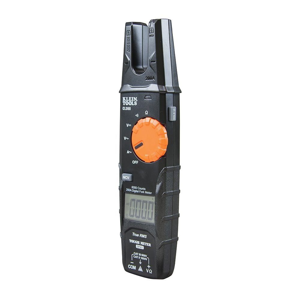Klein Tools Open Jaw Fork Meter 200A Ac