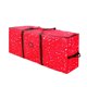 thumbnail image 1 of Bolsa de almacenamiento de árbol de Navidad Cremallera de apertura grande Cubierta protectora resistente al desgarro Exterior Poliéster de gran Kits de decoración para fiestas Rojo/Impreso/Grande Yuarrent HA066473-01, 1 of 5