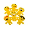 6 Pack Of 24" Inflatable Emoji Emote Emoticon Face Men Decoration