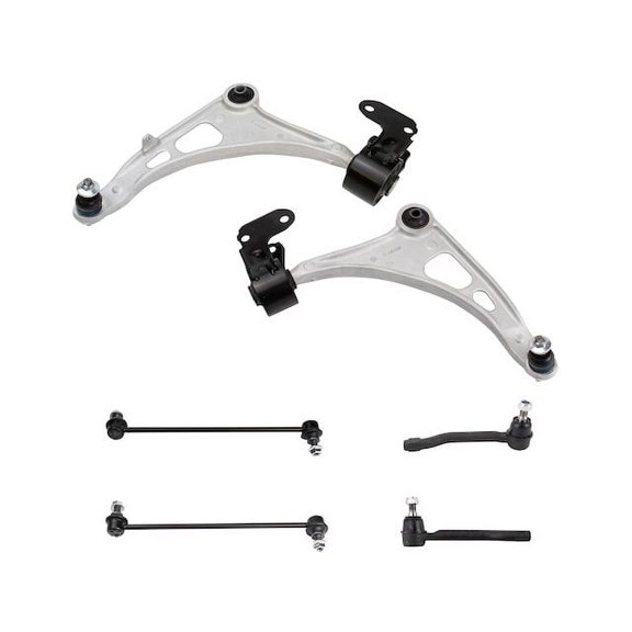 Front Control Arm Ball Joint Tie Rod and Sway Bar Link Kit 6 Piece - Compatible with 2014 - 2020 Acura MDX 2015 2016 2017 2018 2019