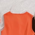 thumbnail image 6 of Girls 2 Piece Summer Outfit Dressy Casual Matching Sets Size 14 Sleeveless Vest Blazer and Skirt/Shorts Set Kids Clothes Size 9-10 Years Orange, 6 of 9