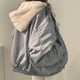 thumbnail image 5 of Chaqueta de algodón de pelo de cordero de doble cara de franela gruesa, abrigo de mujer, chaqueta de algodón con capucha y cremallera, 5 of 5