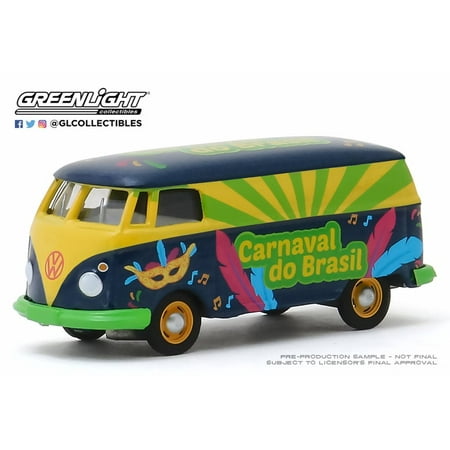 Volkswagen Type 2 Panel Van  Carnaval do Brasil 2020 - Greenlight 30127/48 - 1/64 scale Diecast Model Toy Car price history on PriceWatchPro