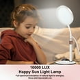 thumbnail image 5 of Shomterade UV-Free Light Therapy Lamp, 10000 Lux Stepless Dimmable, 3 Colors & 9 Brightness Levels for Home, 5 of 8