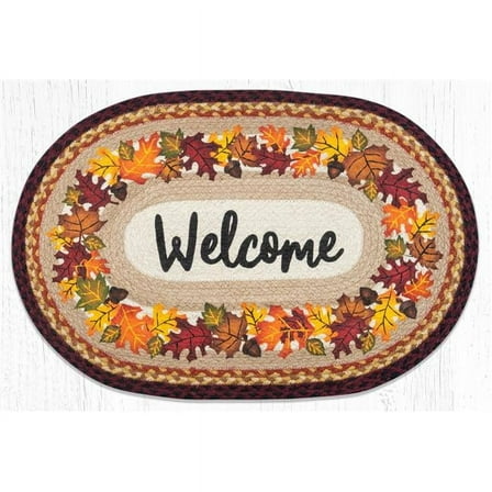 Capitol Importing 65-395AW 20 x 30 in. OP-395 Autumn Welcome Oval Patch