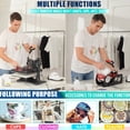 thumbnail image 6 of Adnoom 8 in 1 Heat Press Machine 15x12, 850w Heat Press with Pressure Knob, 360°Swing Away, Sublimation Vinyl Digital Heat Press for Tshirt,Cap,Mug,Black Red, 6 of 9