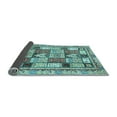 thumbnail image 2 of Ahgly Company Indoor Rectangle Abstract Light Blue Modern Area Rugs, 7' x 9', 2 of 4