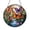 Acrylic 3.5 Inch, variant on Vibrant Monarch Butterflies Stained Glass Window Hanging, Wildflower Meadow Home Decor, Gift Idea for Moms or Nature Lovers