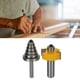 thumbnail image 3 of Juego De Brocas Para Enrutador De Rebaje, Revestimiento Resistente Al Calor Fresa De Espiga De Rebaje Acero De Tungsteno + Juego De 2 HSS Para Ranurar Ojo De Cerradura Para Madera, 3 of 7