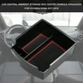 thumbnail image 2 of TFixol Car Central Armrest Storage Box Center Console Organizer Center Console Tray Replacement For Hyundai Kona 2017-2019, 2 of 7