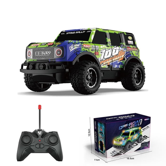 Kyamrc-Mini coche de Control remoto Uj99-Y243 para niños, vehículo todoterreno, 10 km/H, 1:24, 27hz