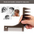 thumbnail image 3 of Khall Beard Styling Comb,2pcs Professional Beard Shaping Comb Men Beard Trimming Guide Beard Hair Styling Tool,Beard Shaping Comb, 3 of 8