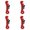 Red 4 Packs, variant on Multifunctional Bottle Red Kitchen Gadget Portable Can Opener For Emergency Party Can Opener Manual Metal Red Kitchen