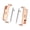 Rose Gold, variant on Nieyigj Metal Watch Band Adapter 20mm To 22mm Strap Connection Adapter with Spring Bars for Smartwatches (Silver)