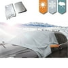iClover Windshield Snow Cover Ultra Durable Weatherproof Design Dust Protector Cover Frost Guard Protects Windshield, Wipers, and Mirrors with Windproof Trap (Pack of 1)