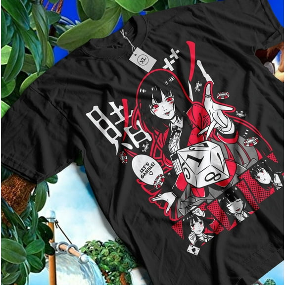 Mary Saotome Kakegurui T-shirt Harajuku Kawaii Clothing Vaporwave Shirt All Size