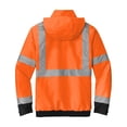 thumbnail image 4 of CornerStone Unisex ANSI 107 Class 3 Economy Waterproof Insulated Bomber Jacket | High Vis Winter Coat for Men & Women, 4 of 5