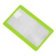 thumbnail image 1 of Lupa de bolsillo con lente Fresnel de PVC de 3 aumentos, tamaño tarjeta de crédito, marco de PVC, lente cuadrada de alta seguridad, lupa con forma de tarjeta de crédito., 1 of 8