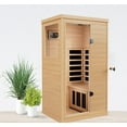 SalusHEAT Far Infrared Wooden Sauna Room, Infrared Sauna for Home