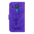 thumbnail image 3 of Feishell Wallet Phone Case for Motorola Moto G Play 2021,for Women Men,Butterfly & Rose Embossed PU Leather Magnetic Clasp Flip Stand Card Slots Shockproof Ultra Thin Protective Cover,Purple, 3 of 8