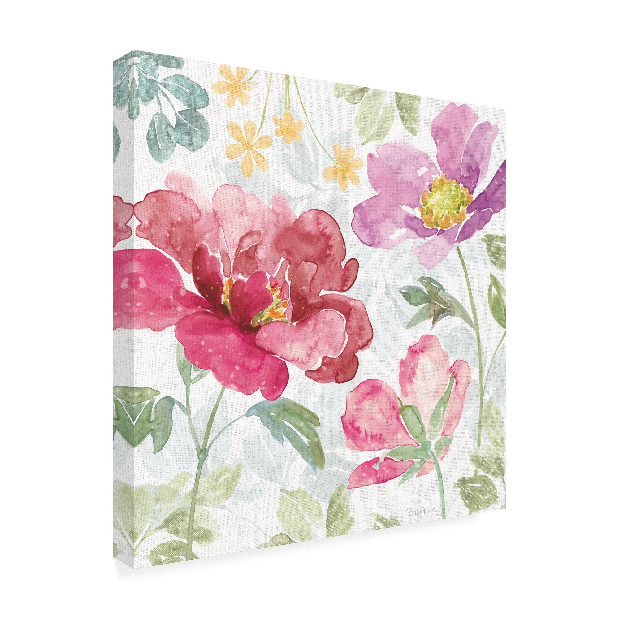 Trademark Fine Art 'Springtime Bloom II' Canvas Art by Beth Grove
