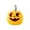 Yellow, variant on Pumpkin Head Decor Figurine, Pumpkin Resin Statue Desktop Decorations, for Home Office Desktop Adornments Festival Party Display (White)