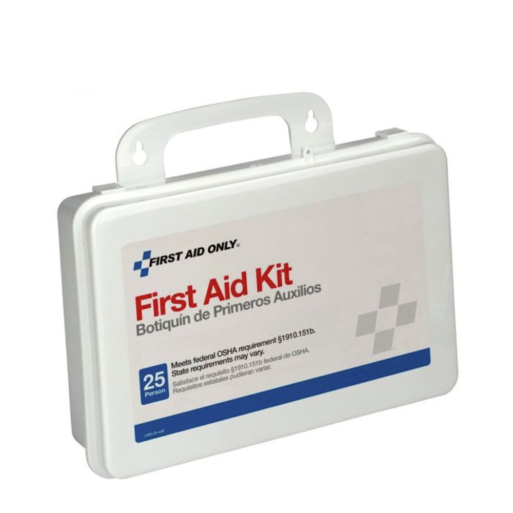 First Aid Only 6082 95-Piece 25 Person OSHA First Aid Kit with Weatherproof Plastic Case