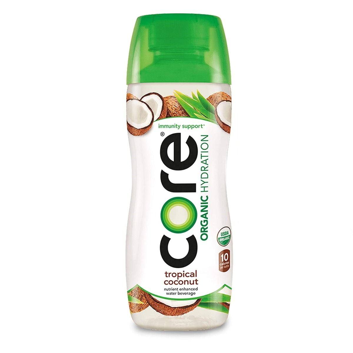 CORE Organic Hydration, Tropical Coconut, 16.9 Fl Oz (Pack