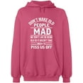 thumbnail image 2 of OXI Hoodie Sweatshirt - Don't Make Old People, Basic Casual Hoodie for Men's and Women Fleece Hoodie Long Sleeve - Safety Pink Small, 2 of 3
