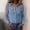 Light Blue, variant on KLHDSF Denim Shirt Women Button Down Mesh Long Sleeve Jean Shirts Chambray Pearl Snap Shirt, Trendy Spliced Jean Tops, Chest Pockets, Daily Wear Black L