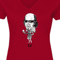 thumbnail image 4 of Inktastic Lit Shakespeare bobble Women's V-Neck T-Shirt, 4 of 5