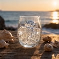 thumbnail image 6 of Artisanal Blue Ringed Hammerhead Shark Glassware,Ocean Animals Drinking Glass,Coastal Home Decor Gift for Ocean Lover, 6 of 7