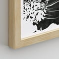 thumbnail image 5 of PixonSign Framed Wall Art Black Sunflowers Floral Botanical Posters, Set of 4 Nature Wilderness Country/Farmhouse Canvas Prints, Rustic Cozy Zen Wall Décor for Home Decor - 11"x14" Natural, 5 of 5