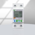 thumbnail image 3 of Yeacher Tuya WiFi Intelligent Automatic Reclosing Protector Multifunctional Current Voltage Monitoring Meter LCD Display Switch Power Meter Protections Values Settable Mobilephone APP Control, 3 of 8