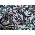 thumbnail image 4 of oneOone Cotton Cambric Medium Blue Fabric Tiger Sewing Material Print Fabric By The Yard 56 Inch Wide, 4 of 4