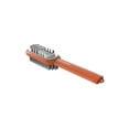 thumbnail image 1 of Monstrate Cepillo de limpieza de 2 caras Cepillos para zapatos Eliminador de manchas de polvo Depurador de plástico multifuncional Botas de Suministros de limpieza para el hogar oro naranja, 1 of 6