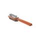 thumbnail image 1 of Advancent Cepillo de limpieza de 2 caras Cepillos para zapatos Eliminador de manchas de polvo Depurador de plástico multifuncional Botas de Suministros de limpieza para el hogar oro naranja, 1 of 6