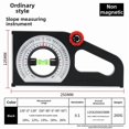 thumbnail image 1 of Cassilo Slope Angle Measuring Tool for Engineering & Home Improvement - Non-Magnetic Black Model, Efficient & Accurate Inclinometer for Construction Projects, Reliable Durable Level Gauge by Trusted, 1 of 6