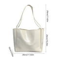 thumbnail image 5 of CQCYD under $5 Large Tote Bag for Women, Hobo Bags for Women Soft Vegan Leather Shoulder Handbag Slouchy Tote Purses, 5 of 9
