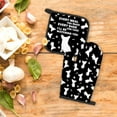 thumbnail image 2 of Chihuahua Gifts Dog Oven Mitts and Pot Holders Sets, Chihuahua Decor Dog Kitchen Accessories Sets, Every Meal You Make Chihuahua Black Heat Resistant Oven Glove Potholders for Kitchen Baking, 2 of 6