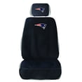 thumbnail image 1 of Cubre asiento de auto de los New England Patriots de la NFL, estándar, negro/colores del equipo, 1 of 1