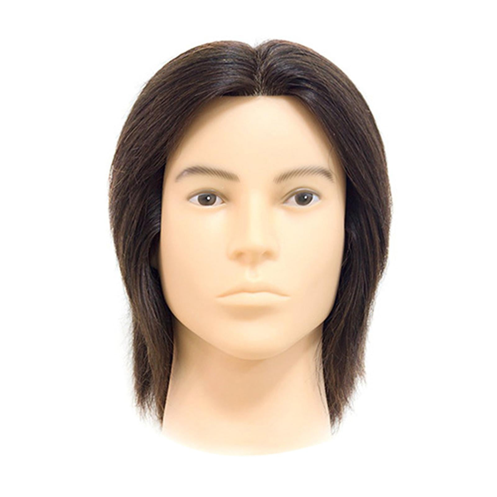 Kuntesetty Barber Training Men Mannequin Head Versatile 11inch Tall Accessory Realistic
